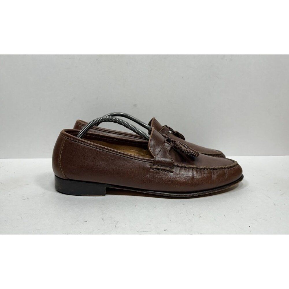 Allen Edmonds Urbino Tassel Loafers Made in Italy Mens Size‎ 11 D Brown Leather